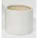 Red Barrel Studio® Tesheena Ceramic Cachepot Ceramic in White | 3.9 H x 4.7 W x 4.7 D in | Wayfair 4B998085B3014294A0B57517B7A6EA85