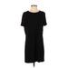 Forever 21 Casual Dress - Sheath: Black Solid Dresses - Women's Size Small