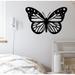 Gracie Oaks Butterfly Wall Décor Metal in Black/Gray | 15 H x 18 W x 0.06 D in | Wayfair A72248F86C364AD89E1CDFE98AE81CFF