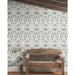 York Wallcoverings 27" L x 27" W Smooth Wallpaper Roll Paper in Gray/White | 27 W in | Wayfair MN1924