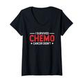 Damen Ich habe Chemo-Krebs überlebt, Überlebender von Krebspatienten nicht T-Shirt mit V-Ausschnitt