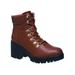 Women's Pixie Combat Boot by C&C California in Cognac (Size 6 M)