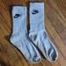 Nike Underwear & Socks | Nike Crew Socks Comfy! | Color: Gray | Size: L
