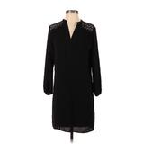 Collective Concepts Casual Dress - Shift: Black Solid Dresses - Women's Size Small