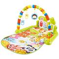 Baby Play Mat with Piano, Kick and Play Piano Gym, New-Born Baby Fitness and Activity Music Play mats with Arches, Lights, Music, Gym Toys for Newborn Baby 3 6 12 18 Months Girls Boys Gifts Newborn