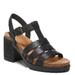 Zodiac Leena Block-Heel Sandal - Womens 7 Black Sandal Medium