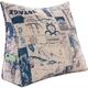 Vercart - 100% Coton Coussin De Lecture Incliné Oreiller Compensé Triangulaire Dossier Traversin