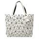 Orita Women Holographic Laser Envelope Clutch Handbag Shoulder Bag Tote white Size: One Size