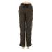 Zara Casual Pants - Low Rise Straight Leg Boyfriend: Tan Bottoms - Women's Size X-Small