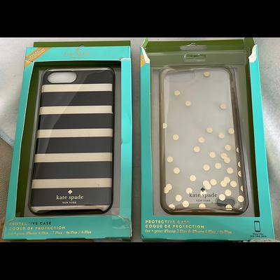 Kate Spade Cell Phones & Accessories | 2 Iphone Covers. Kate Spade Fits 7 Plus, Iphone 6 Plus And 6s Plus | Color: Black/Tan | Size: See Description