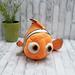 Disney Toys | Disney Store 15" Plush Finding Nemo Clown Fish Orange Lg Stuffed Animal Big Toy | Color: Orange/White | Size: 15"