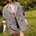 Free People Jackets & Coats | Free People Hannah Slouchy Double Breasted Blazer Size L Nwt | Color: Gray | Size: L