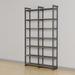 Martha Stewart California Closets® The Everyday System™ 87.25" H x 48" W Steel Etagere Bookcase in Gray | 87.25 H x 48 W x 14 D in | Wayfair