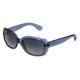 Ray-Ban RB 4101 JACKIE OHH Damen-Sonnenbrille Vollrand Butterfly Kunststoff-Gestell, blau