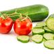 Vegetable Plants Selection Box - Tomatoes + Cucumbers + Courgettes - 9 x Large Plants in 9cm Pots - Garden Ready - Premium Quality Plants