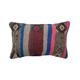 "Vintage Handwoven Peru Frazada Bolster Cushion Cover, 50cm x 30cm (20\"x12\"), Andean Sheep's Wool Pillow Case"