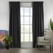 Lilijan Home & Curtain Decorative Room Darkening Curtain Panels Polyester in Black | 108 H x 52 W in | Wayfair Llj-30227-2PC-14238-52108