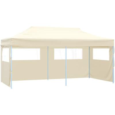 Vidaxl - Pop-Up-Partyzelt Festzelt Faltbar Creme 3×6 m