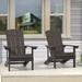 AOOLIMICS Outdoor Adirondack Chair Patio Plastic Single Chair-Set of 2