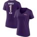 Women's Fanatics Branded Purple Baltimore Ravens Team Mother's Day V-Neck T-Shirt