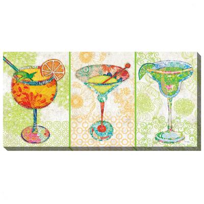 Cocktail Hour Outdoor Art by West of the Wind in Multi