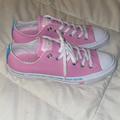 Converse Shoes | Converse Love All Star Oxford Leather Sneaker | Color: Blue/Pink | Size: 9