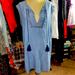 J. Crew Dresses | J. Crew Sleeveless Chambray Tassel Beach Tunic/Dress | Color: Blue | Size: Xl