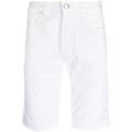 Straight-leg Bermuda Shorts - White - Emporio Armani Shorts