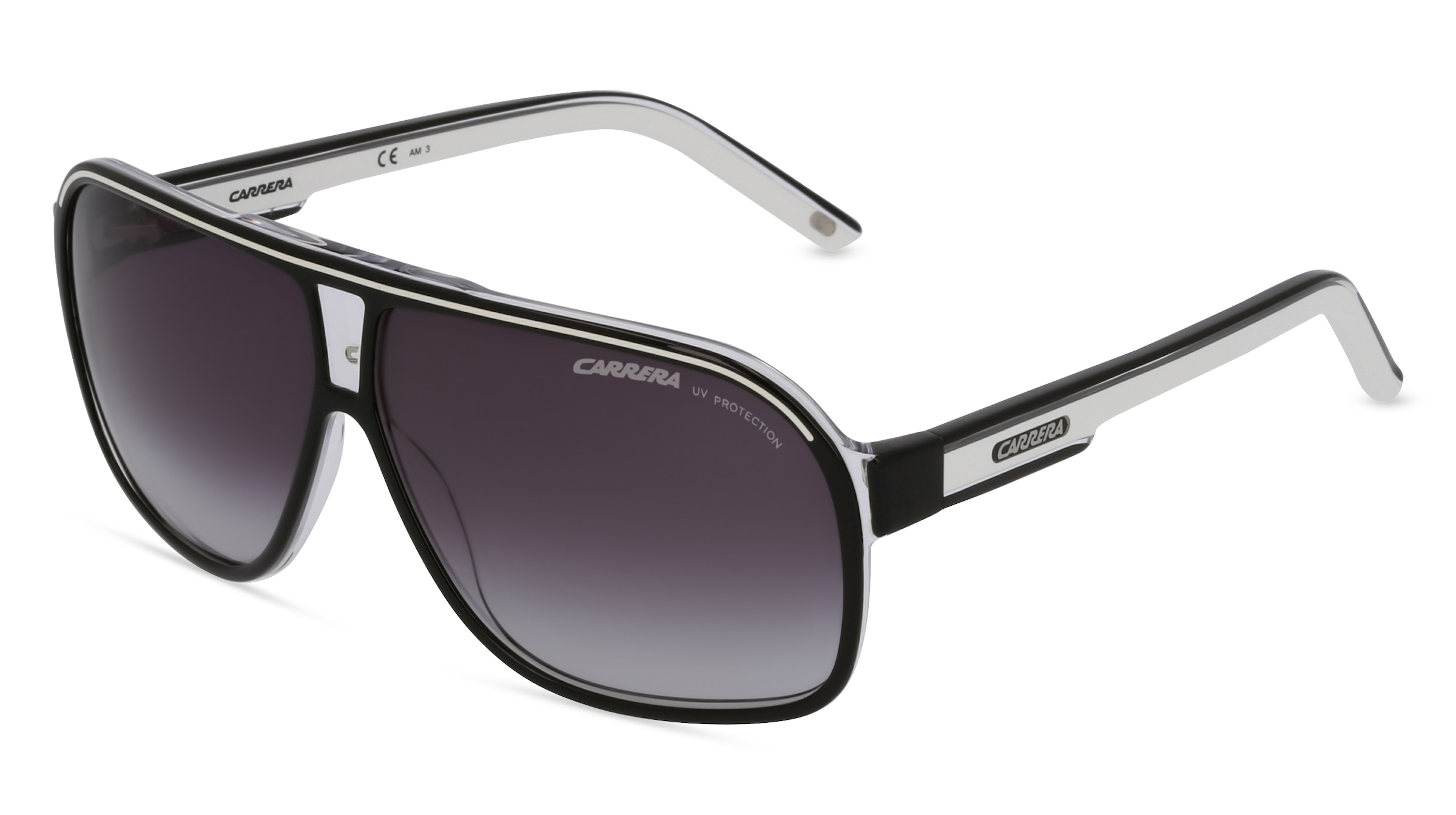Carrera GRAND PRIX 2 Herren-Sonnenbrille Vollrand Quadratisch Acetat-Gestell, schwarz