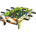 GAMES PLANET® Table de Football - 70 x 37 cm, 22 Figurines, Antidérapant, Montage Rapide, Décor de