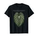 Philodendron Gloriosum Plant Lady Lover Aroid Addict Geschenk T-Shirt