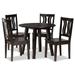 Anesa Modern and Contemporary Transitional 5-Piece Dining Set