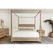 Brownstone Furniture Palmer Canopy Bed brownWood | 90 H x 64.5 W x 86 D in | Wayfair PLB005HBFB