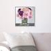 Etta Avenue™ Floral & Botanical La Bella Vita Florals - Graphic Art Print on Canvas, Glass in Indigo/Pink | 12 H x 12 W x 1.5 D in | Wayfair