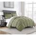 Latitude Run® Down Alternative Microfiber Comforter Set Polyester/Polyfill/Microfiber in Green | Twin Comforter + 1 Standard Sham | Wayfair