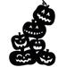 The Holiday Aisle® Pumpkins Bundle Wall Décor Metal in Black/Gray | 26 H x 15 W x 0.06 D in | Wayfair 197F71E21D8644D78155D22FDC1AC280