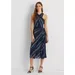 Lauren Ralph Lauren Women's Striped Crinkle Georgette Halter Dress, 6