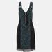 Coach Dresses | Coach Retro Floral Print Slip Dress | Color: Black/Blue | Size: 2