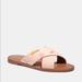 Coach Shoes | Floral Pink Coach Slides/Sandals. Run A Tad Small. | Color: Pink/Tan | Size: 9