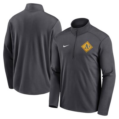Nike Athletics Diamond Icon Pacer Performance Windbreaker-Oberteil mit Viertelreißverschluss für Herren in Anthrazit Image