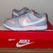 Nike Shoes | Nike Dunks Low Womens Size 8 (Mens 6.5) Worn Once Slight Crease On Toe | Color: Gray/Pink | Size: 8