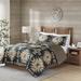 Woolrich Sierra 100% Polyester Sierra Print Plush Coverlet Set in Tan/Black (Full/Queen) - Olliix WR13-3324