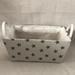 Latitude Run® Stars Fabric Basket Fabric in Gray/White | 5 H x 11.4 W x 8 D in | Wayfair 49B532DBCC974D43BCE8EB106DFDF98D