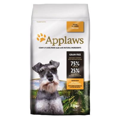 2x7.5kg Senior Chicken Applaws Dry Dog Food