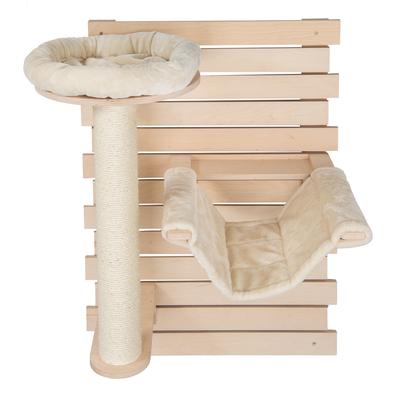 Cream Dahlia Wall Scratching Board Natural Paradise Cat Furniture