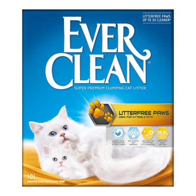 2x10l Litterfree Paws Ever Clean Cat Litter