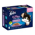 12x100g Kitten Mixed Selection Felix As Good As It Looks Wet Cat Food