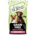 12kg Duck & Potato Grain-Free Adult/Senior Burns Dry Dog Food