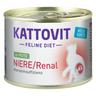 6x185g Turkey Kidney/Renal Kattovit Wet Cat Food