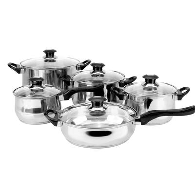 Magefesa Family 10-Piece Stainless Steel Cookware Set